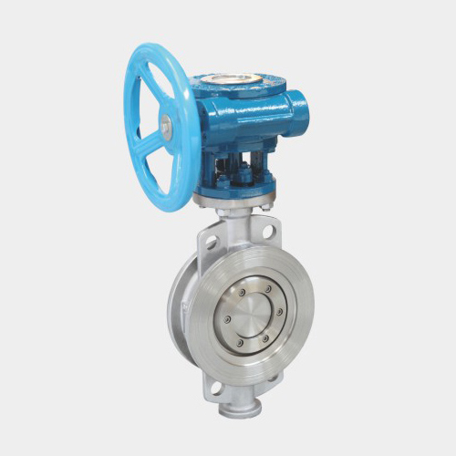 對夾式(shi)三偏心蝶閥